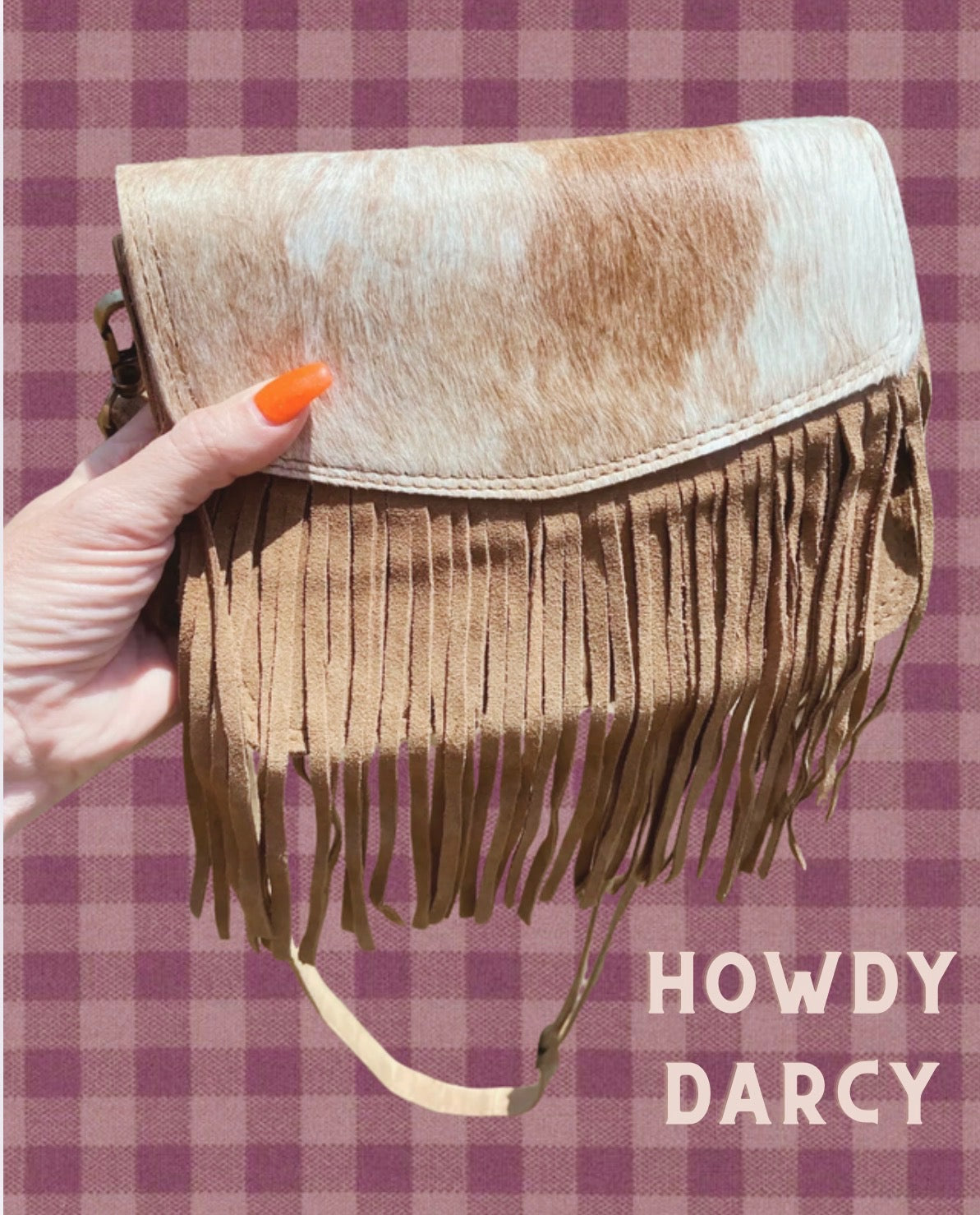Cow Hide Purse