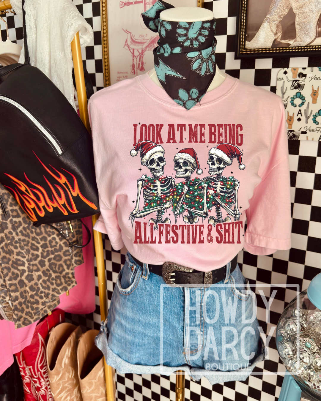 All Festive & Shit tee