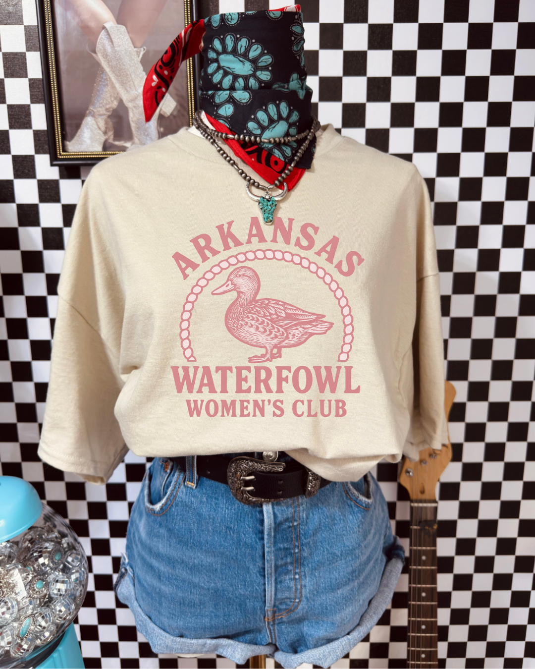 Arkansas waterfowl women’s club tee