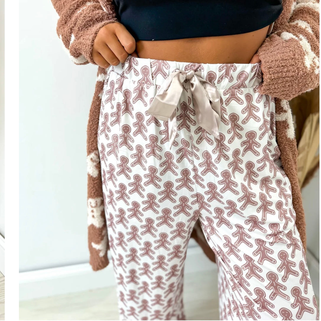 BIRDIE PREORDER Gingercream Dreams Pajama Pants with Satin Bow