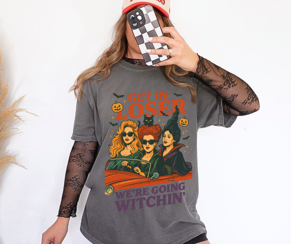 Goin' Witchin' Gray Graphic Tee
Pre order
