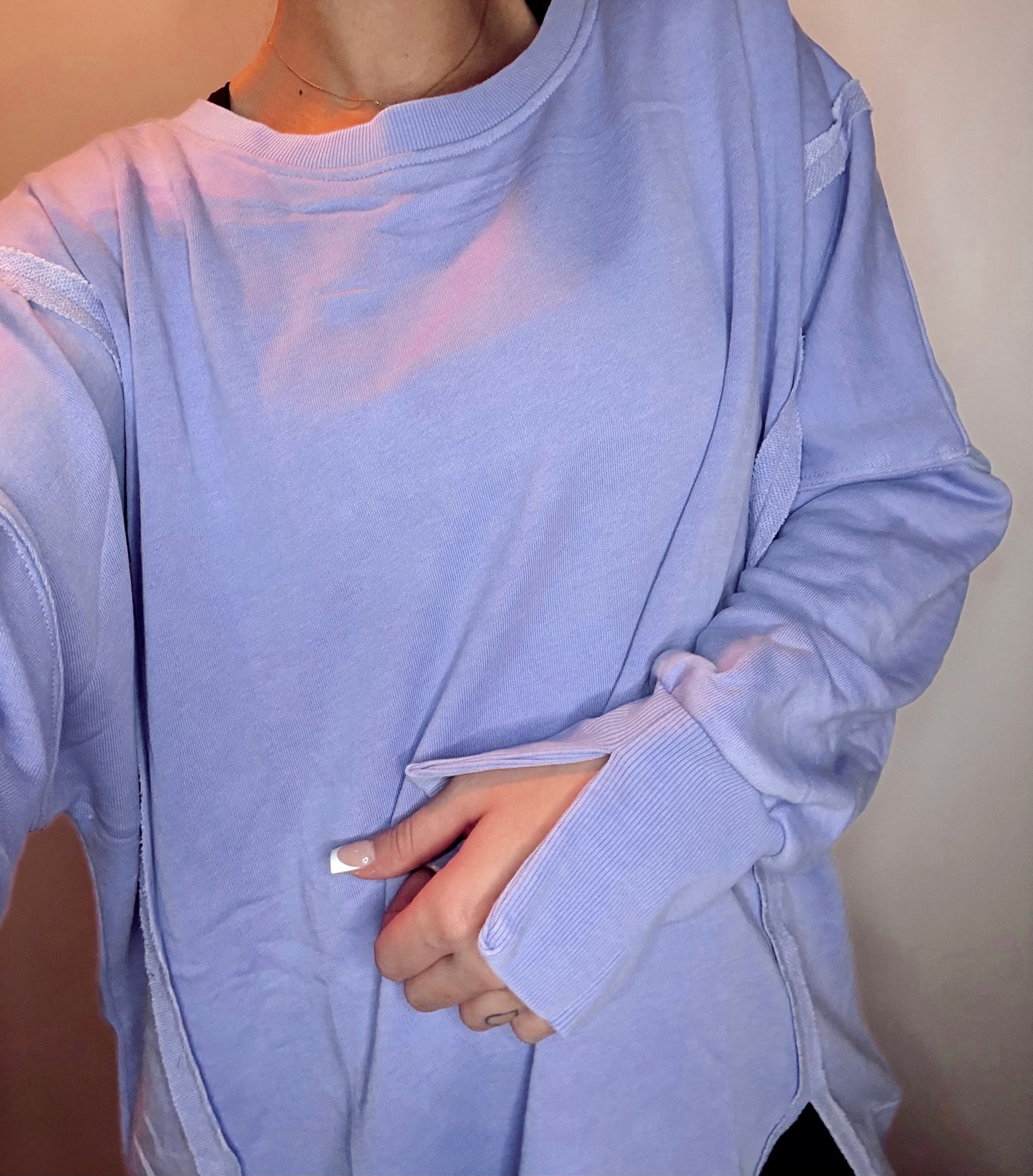 Birdie Slit longsleeve top