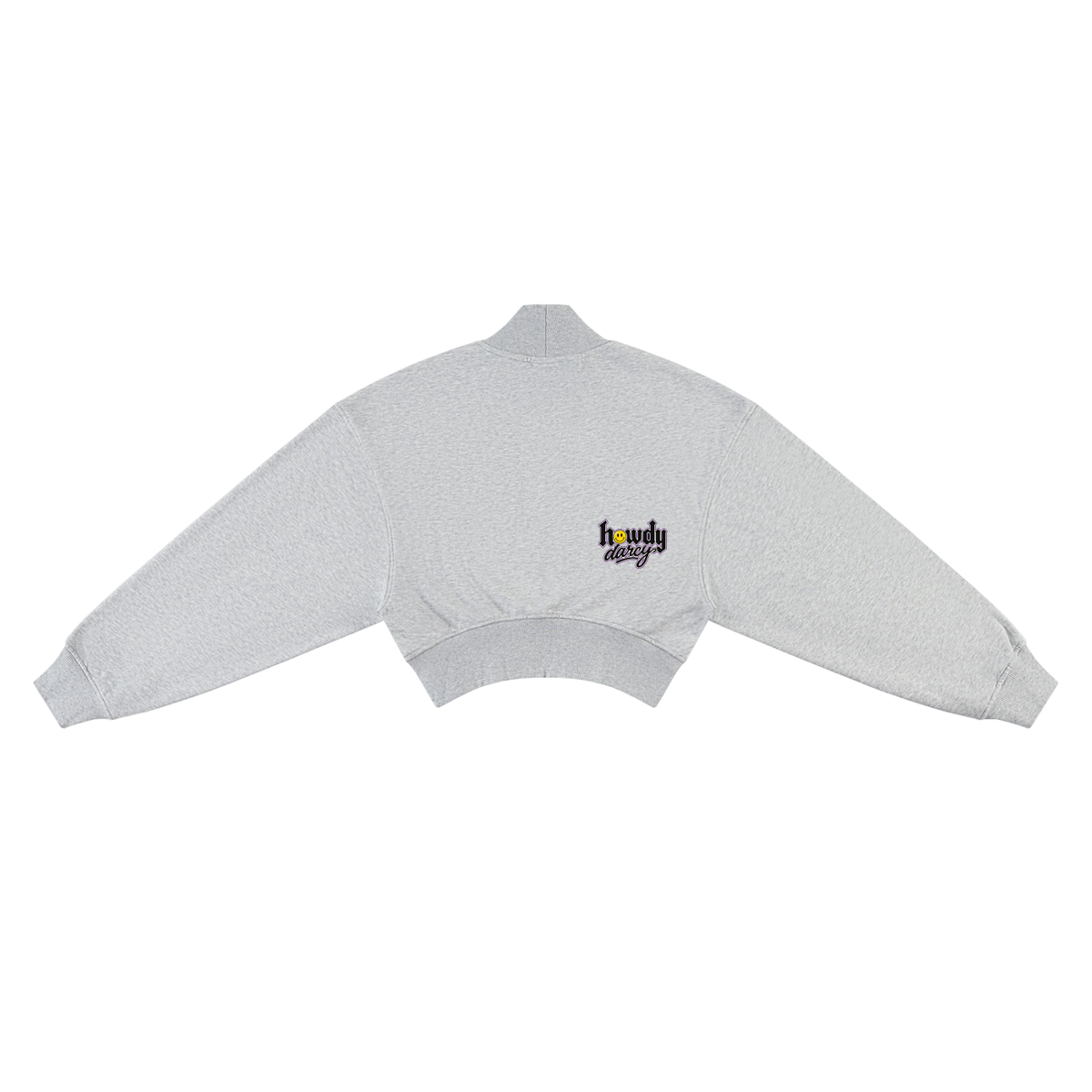 Women's Crop Mock Neck Sweatshirt