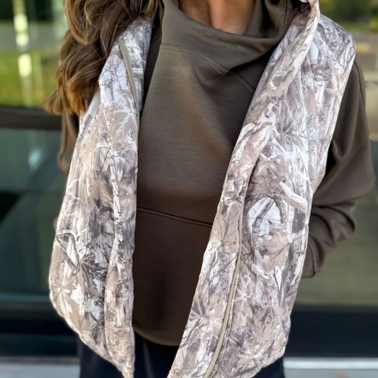 BIRDIE PREORDER Dark Camo Puffer Vest