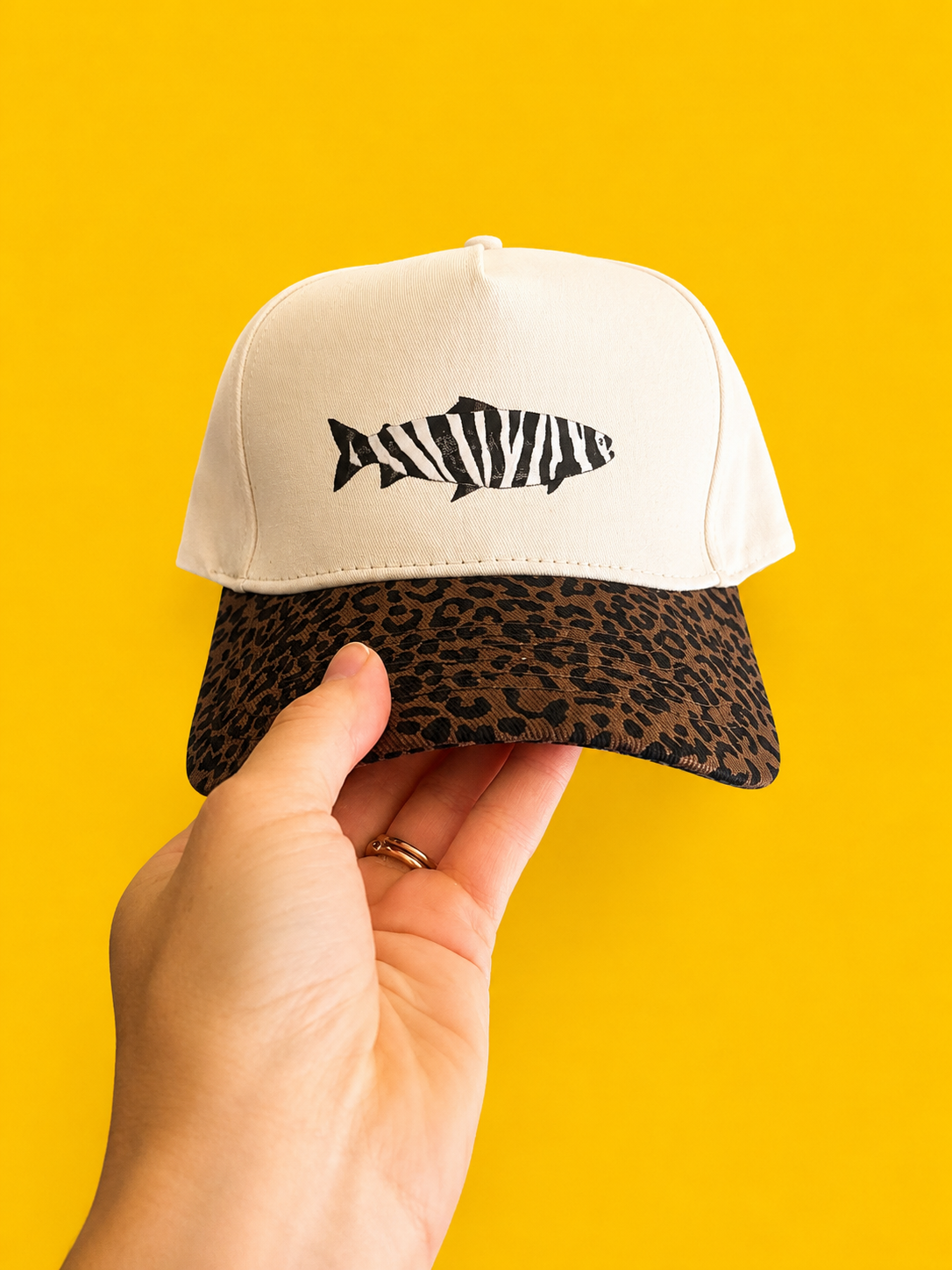 Zebra fish trucker hat - ready to ship