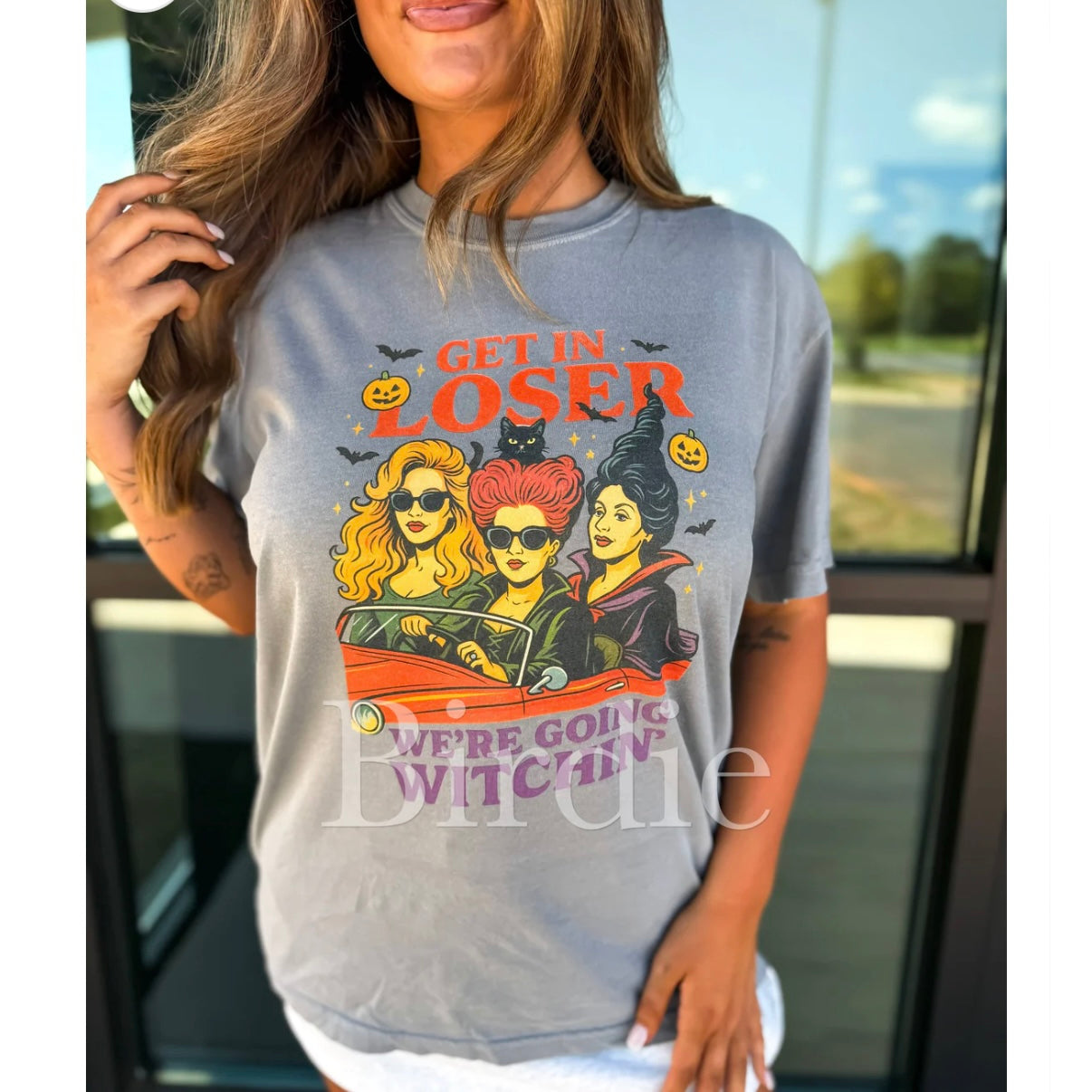Goin' Witchin' Gray Graphic Tee
Pre order