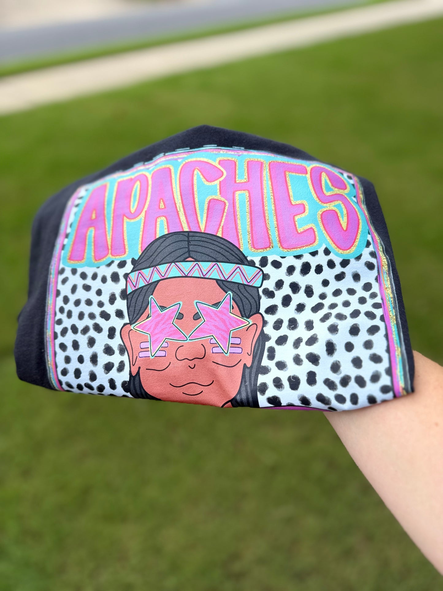 Apaches Luxury Spirit Crop tee (ready to ship)