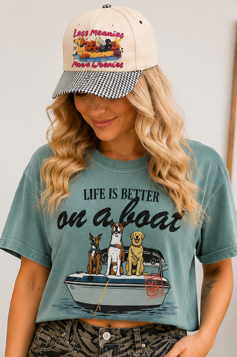 Life is better on a boat crop pre order