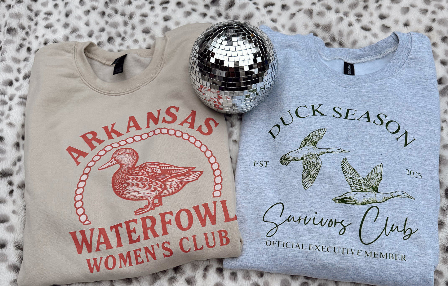 Arkansas waterfowl women’s club sweatshirt