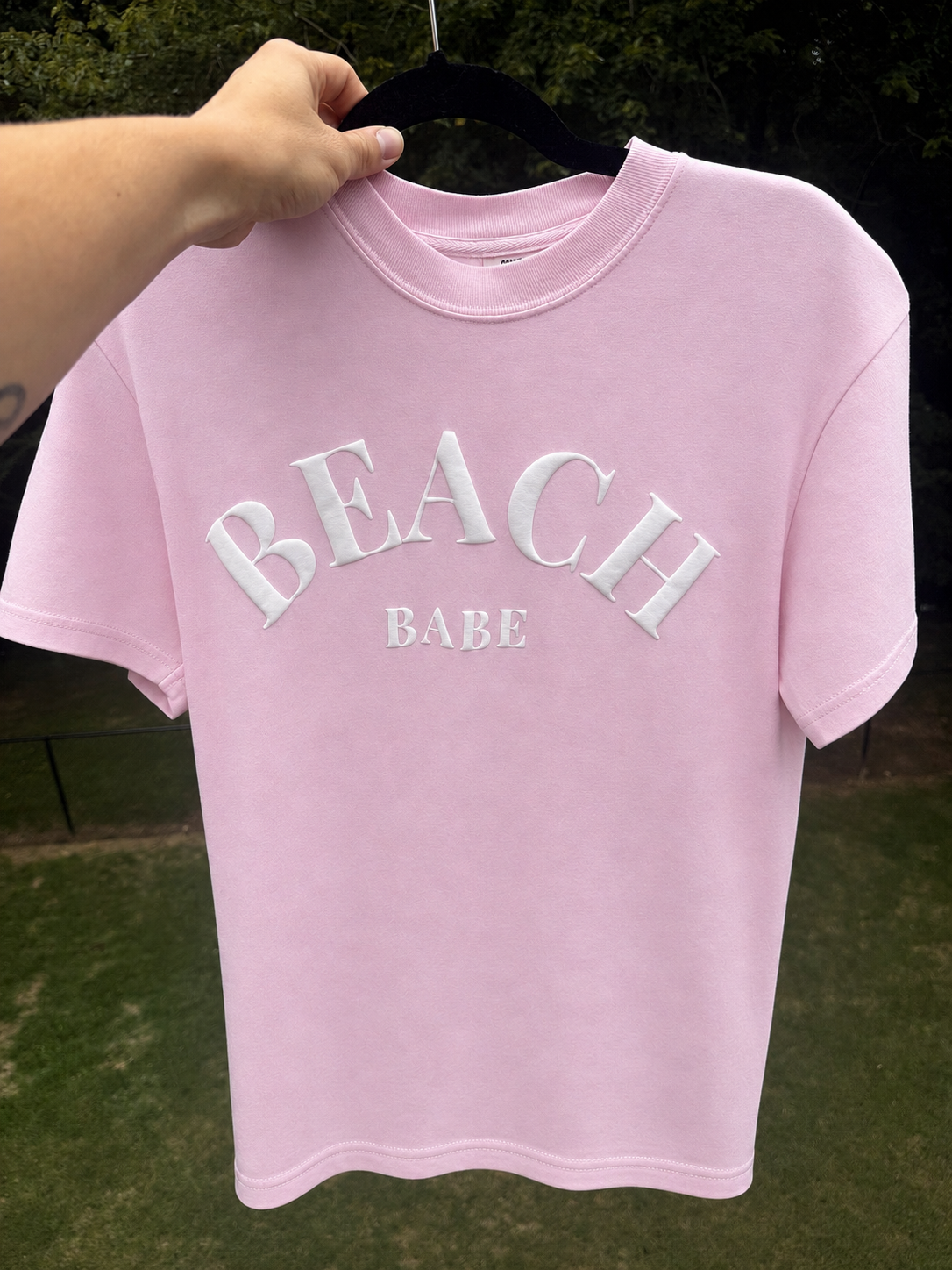 Beach Babe tee ready to ship