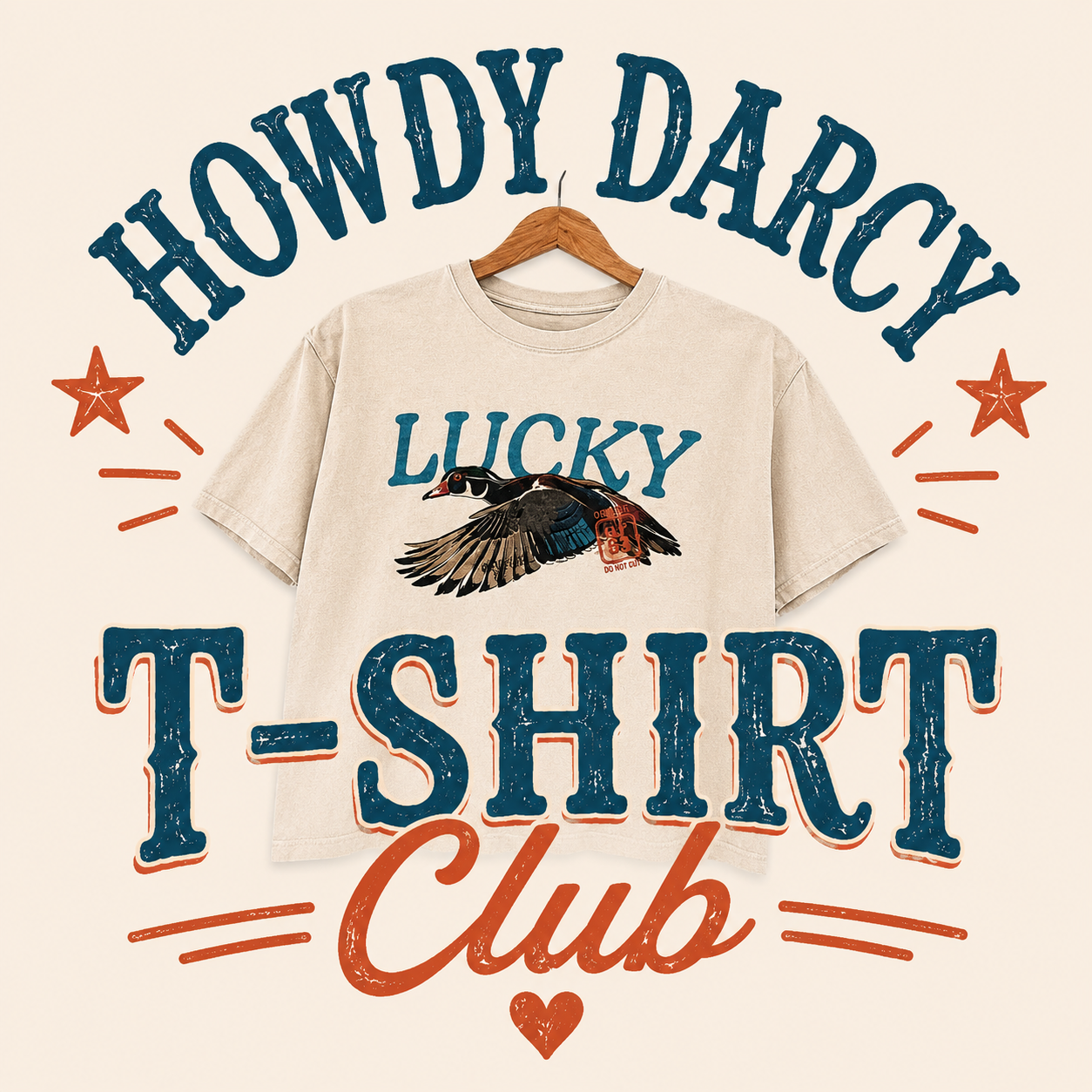 Howdy Darcy T shirt club