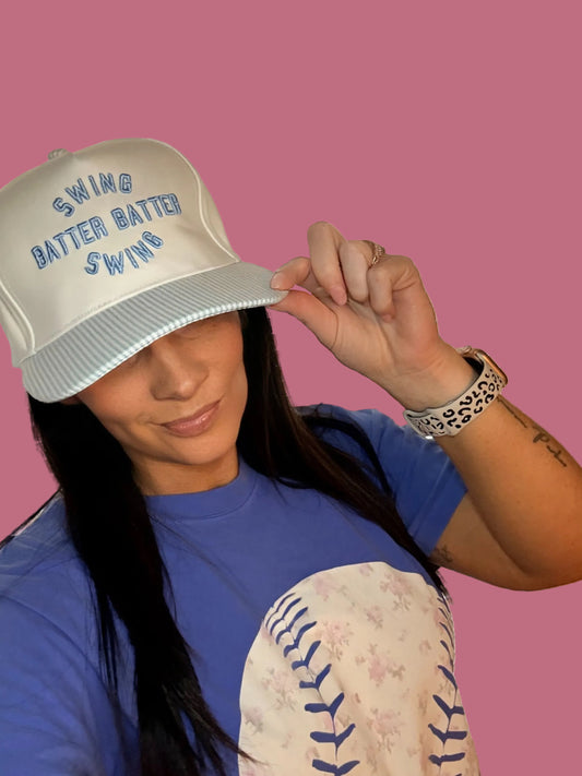 Swing Batter Stripe Cap ready to ship