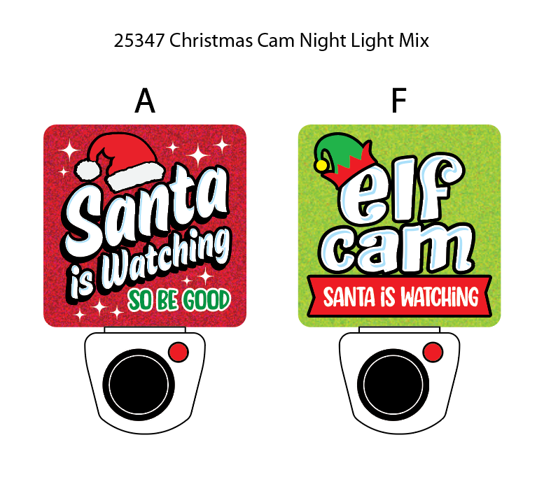 Christmas Santa Cam Night Light ready to ship