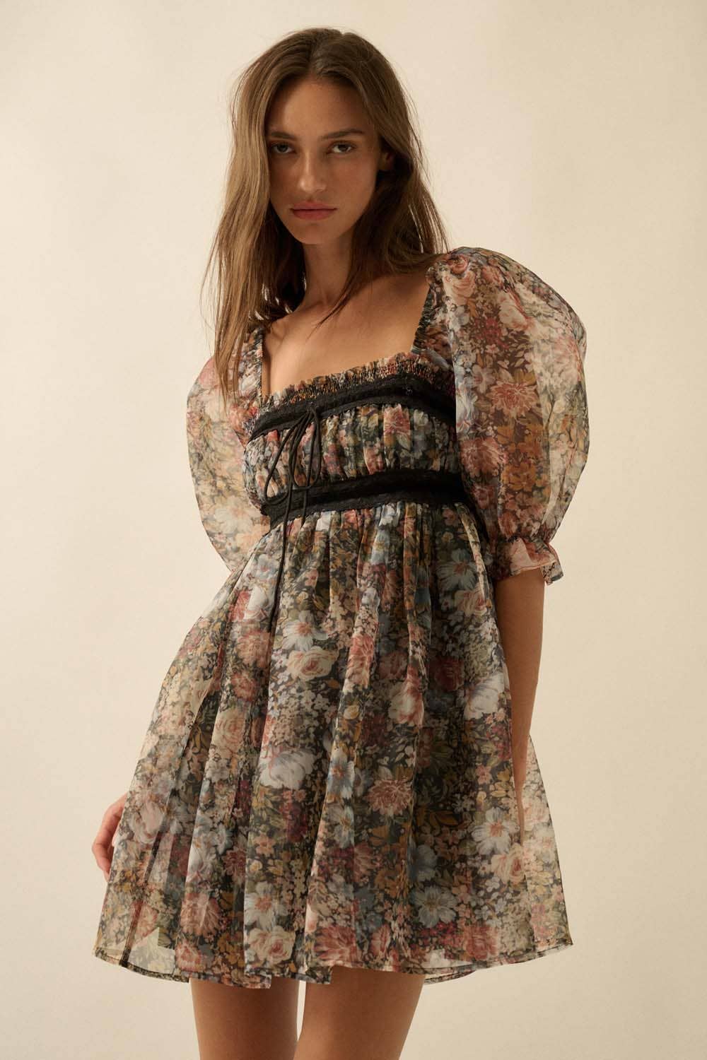Wild Daisy Babydoll Dress/ready to ship