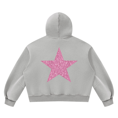 Unisex Vintage Wash Boxy Fleece Hoodie