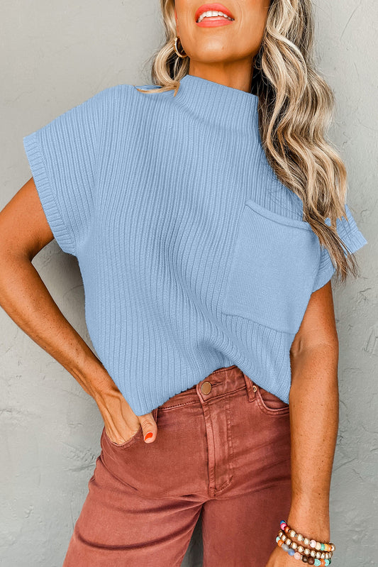 Beau Knit Short Sleeve Sweater