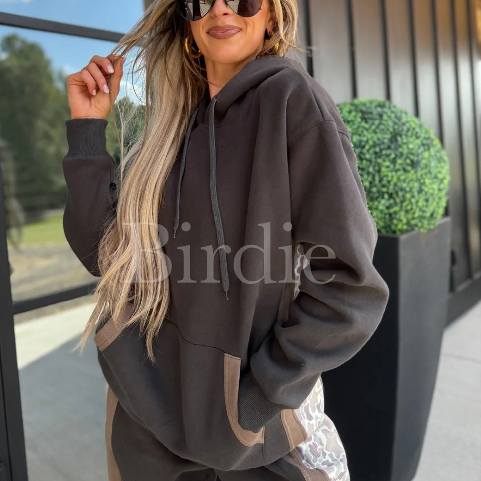 BIRDIE PREORDER Charcoal Hoodie Pant Set ( Sold Individually!)