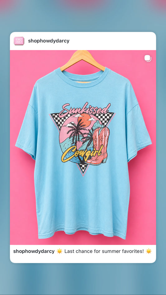 Sun-kissed Cowgirl tee