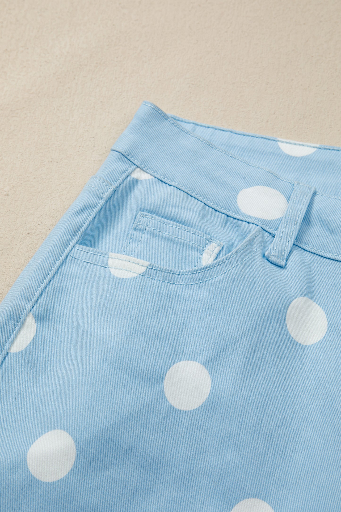 Blue or tan Polka dot bottoms