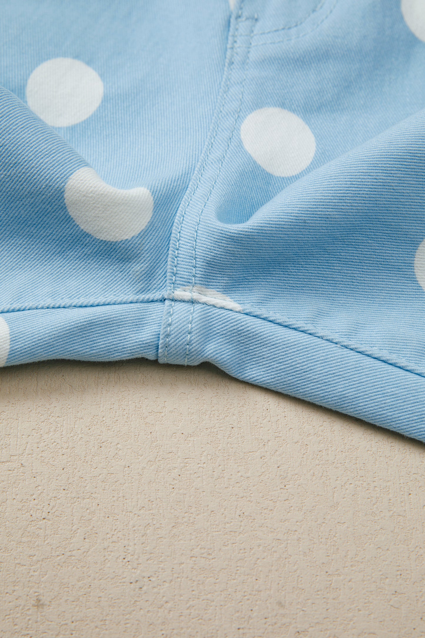 Blue or tan Polka dot bottoms