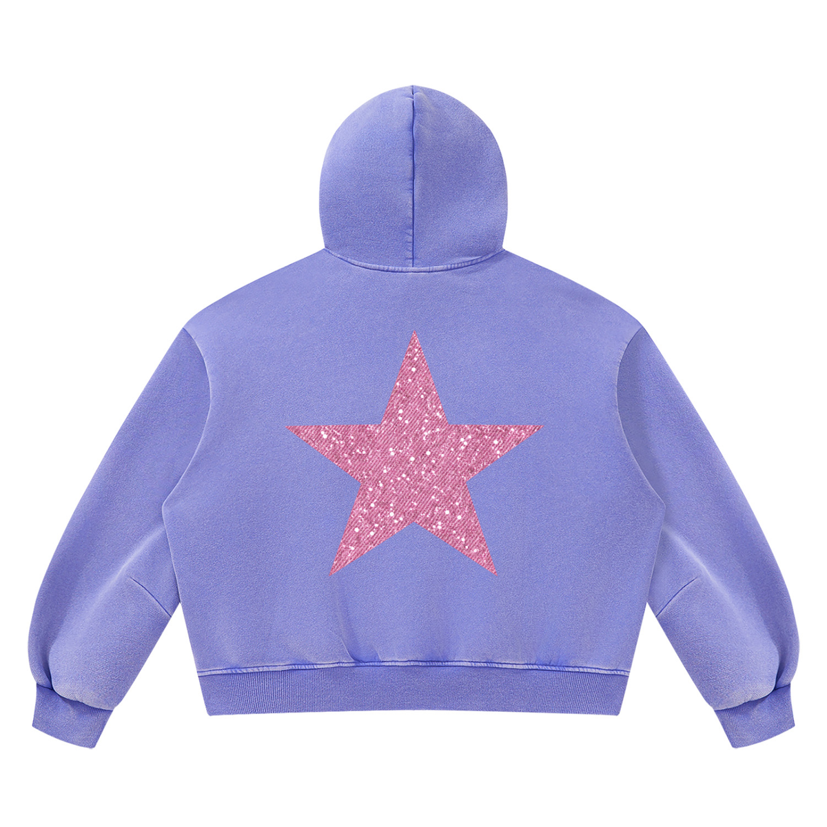 Unisex Vintage Wash Boxy Fleece Hoodie