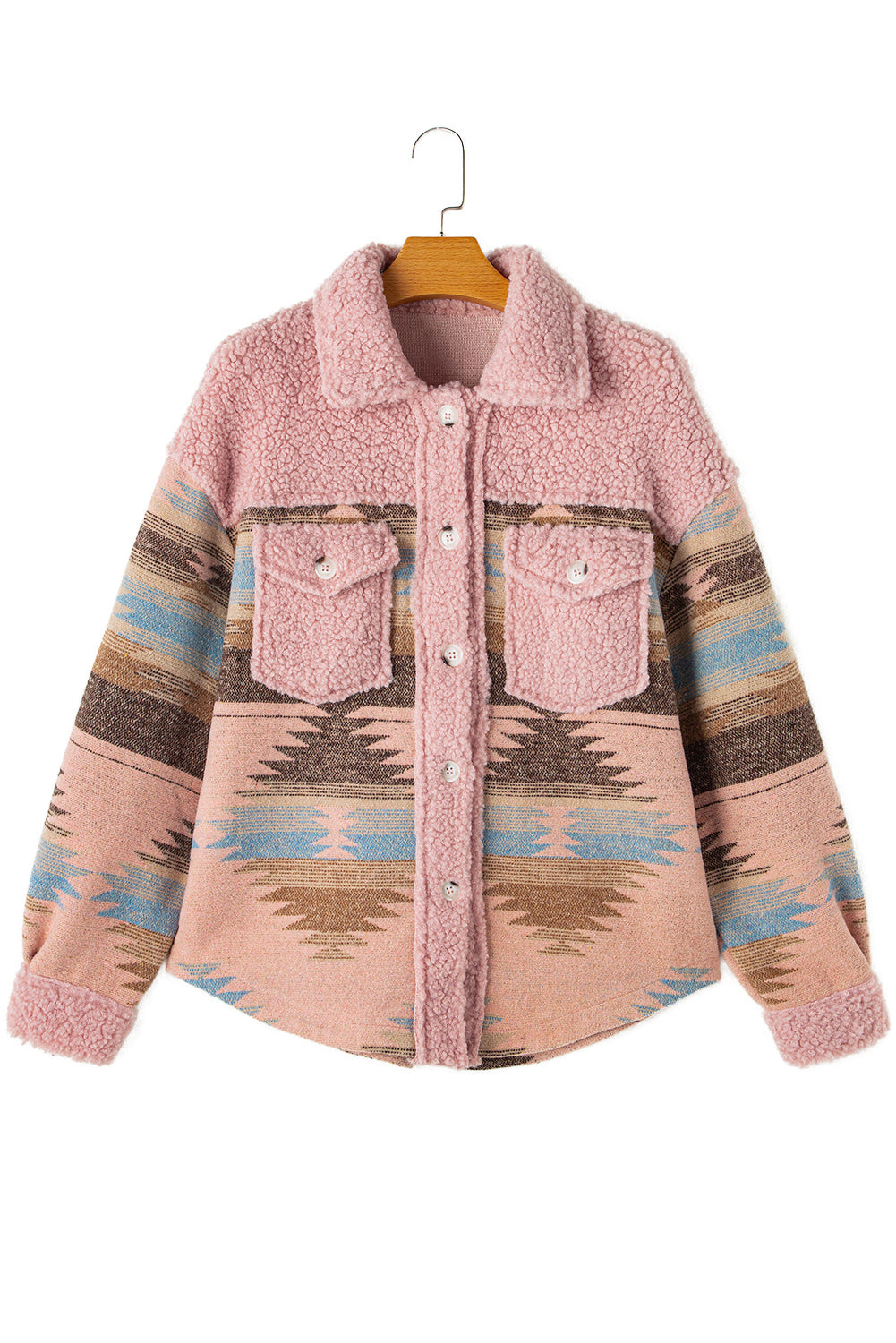 Dakota Aztec Sherpa Shacket