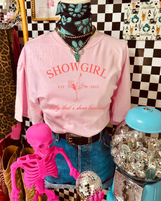 Showgirl Martini tee pre order