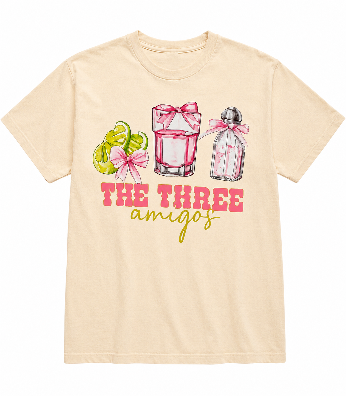 The 3 Amigos tee ready to ship