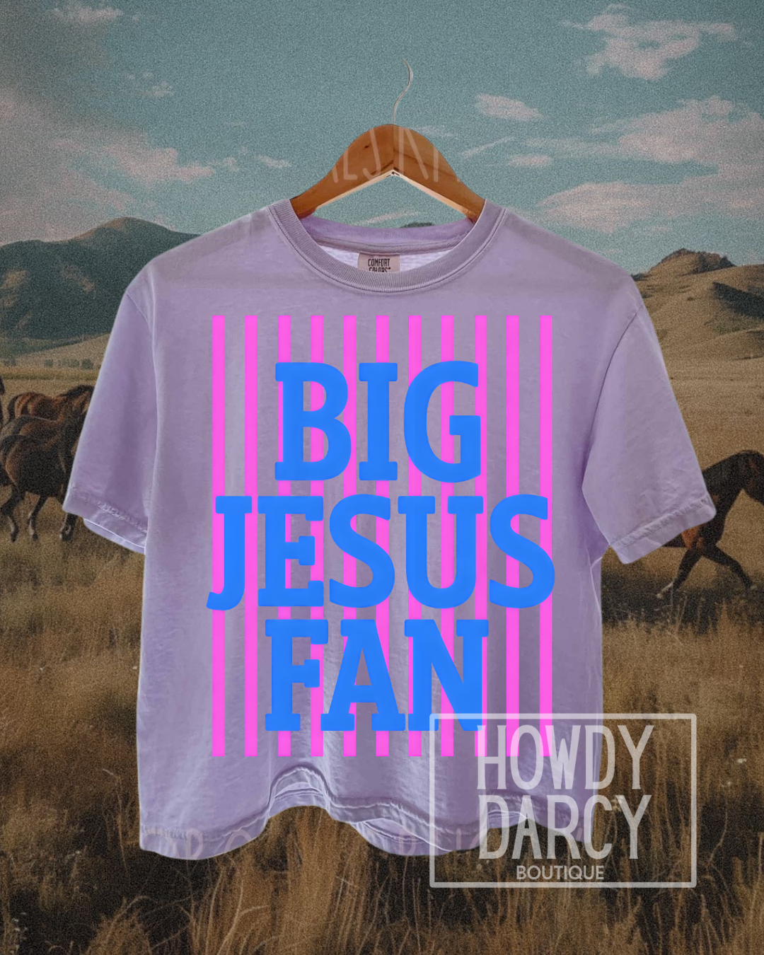 Big Jesus Fan tee pre order