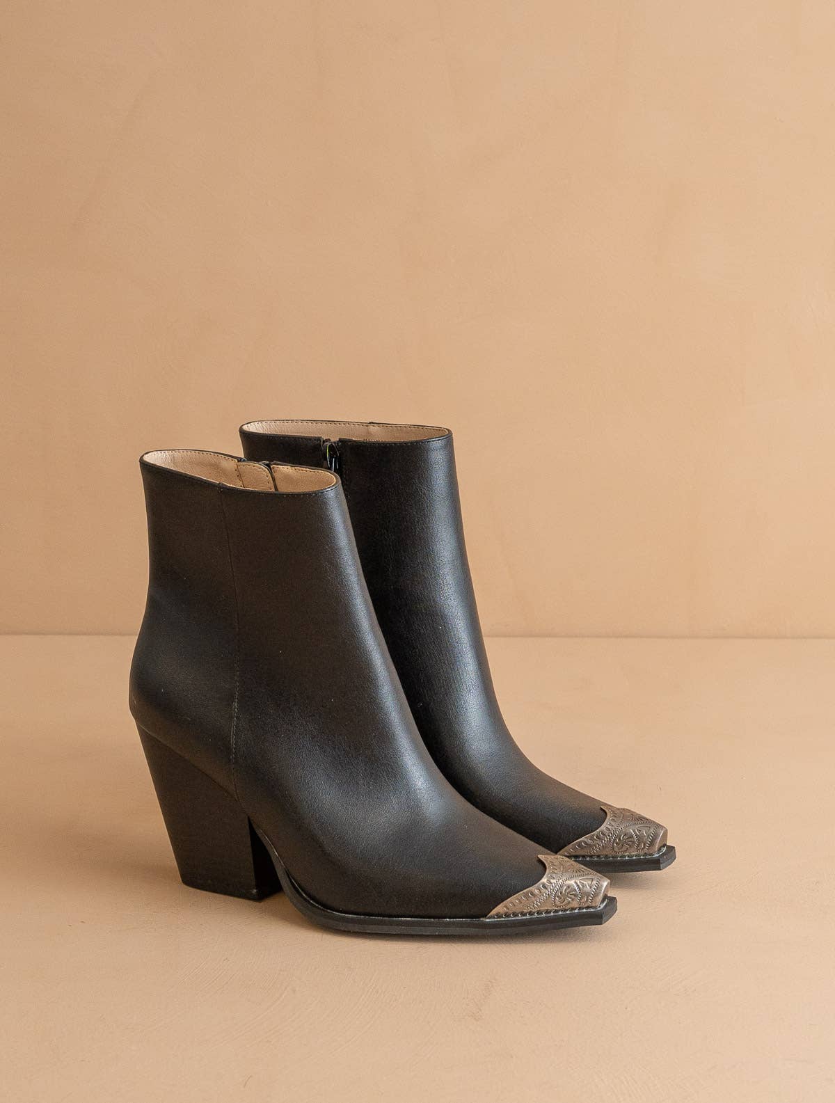 The Zion Black western bootie-ready to ship