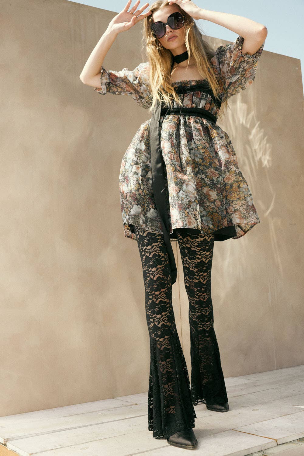 Wild Daisy Babydoll Dress/ready to ship