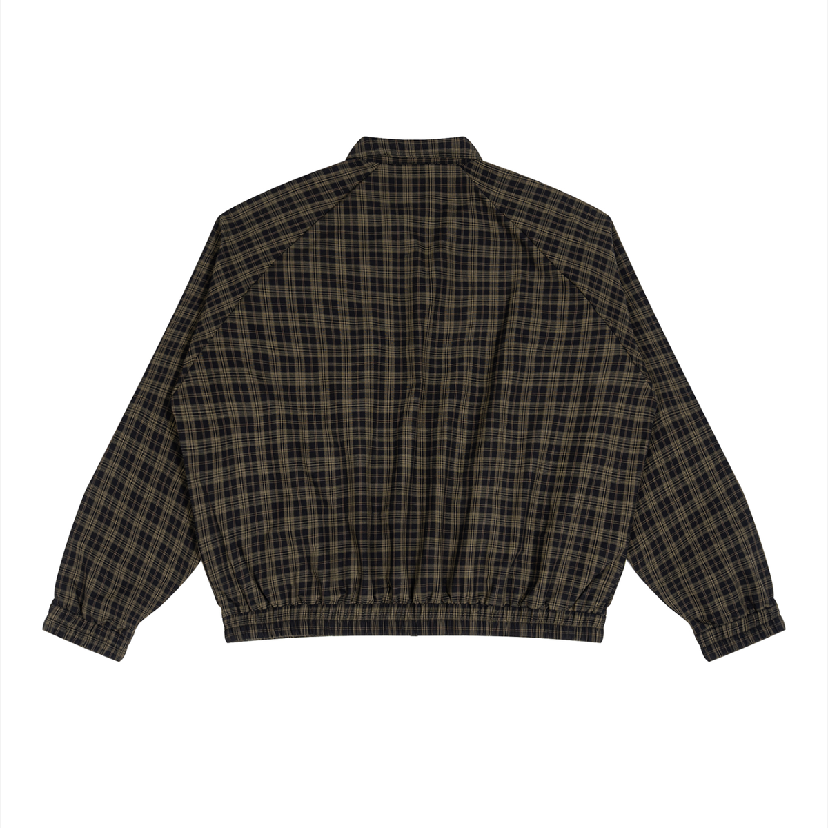 Unisex Plaid Full-Zip Track Jacket