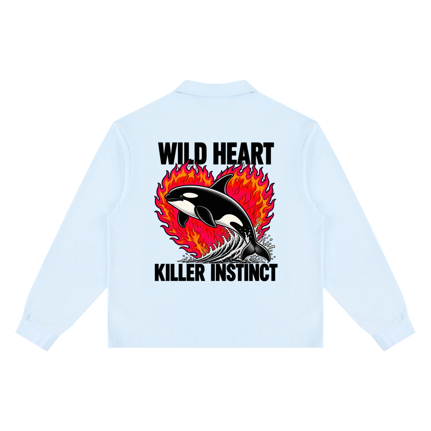 Wild heart killer instinct Long Sleeve Polo Shirt