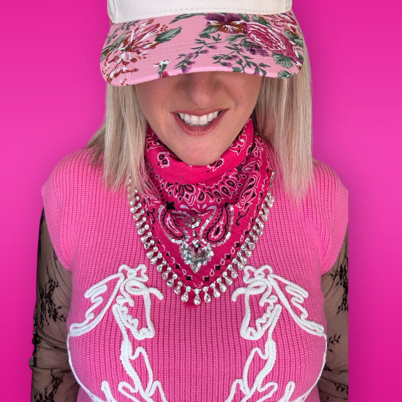 THE ROXY STUDDED BANDANA