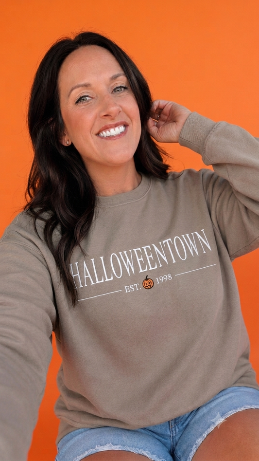 Halloweentown Embroidered Sweatshirt