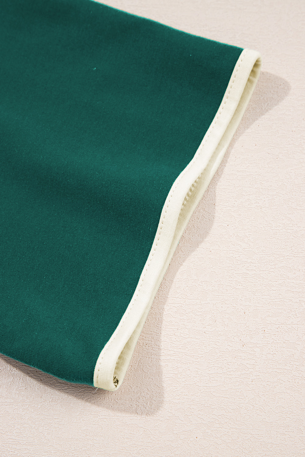 Black Colorblock Edge Drop Shoulder T Shirt and Skort 2Pcs Set