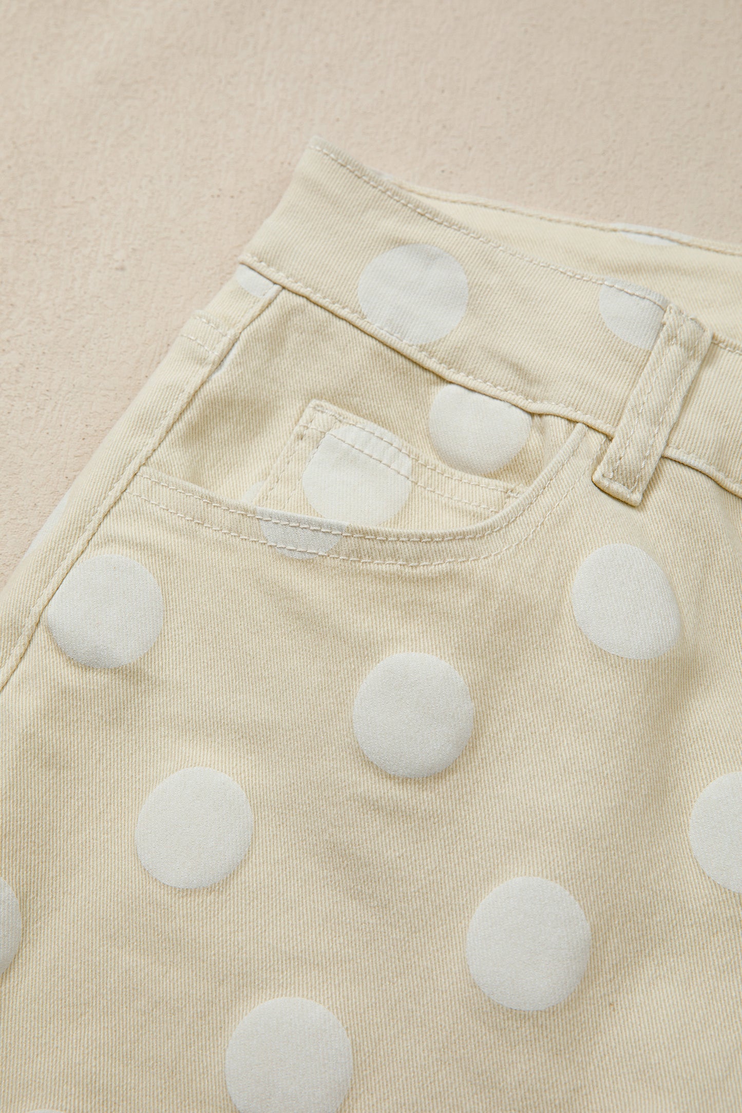Blue or tan Polka dot bottoms