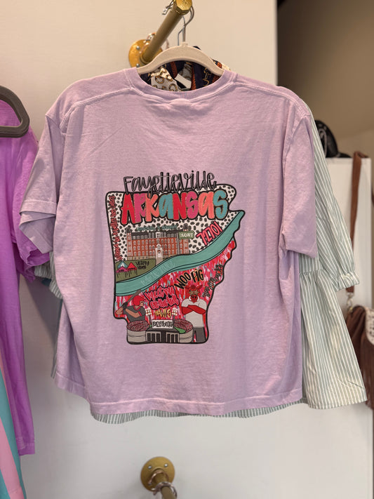 Arkansas state crop tee