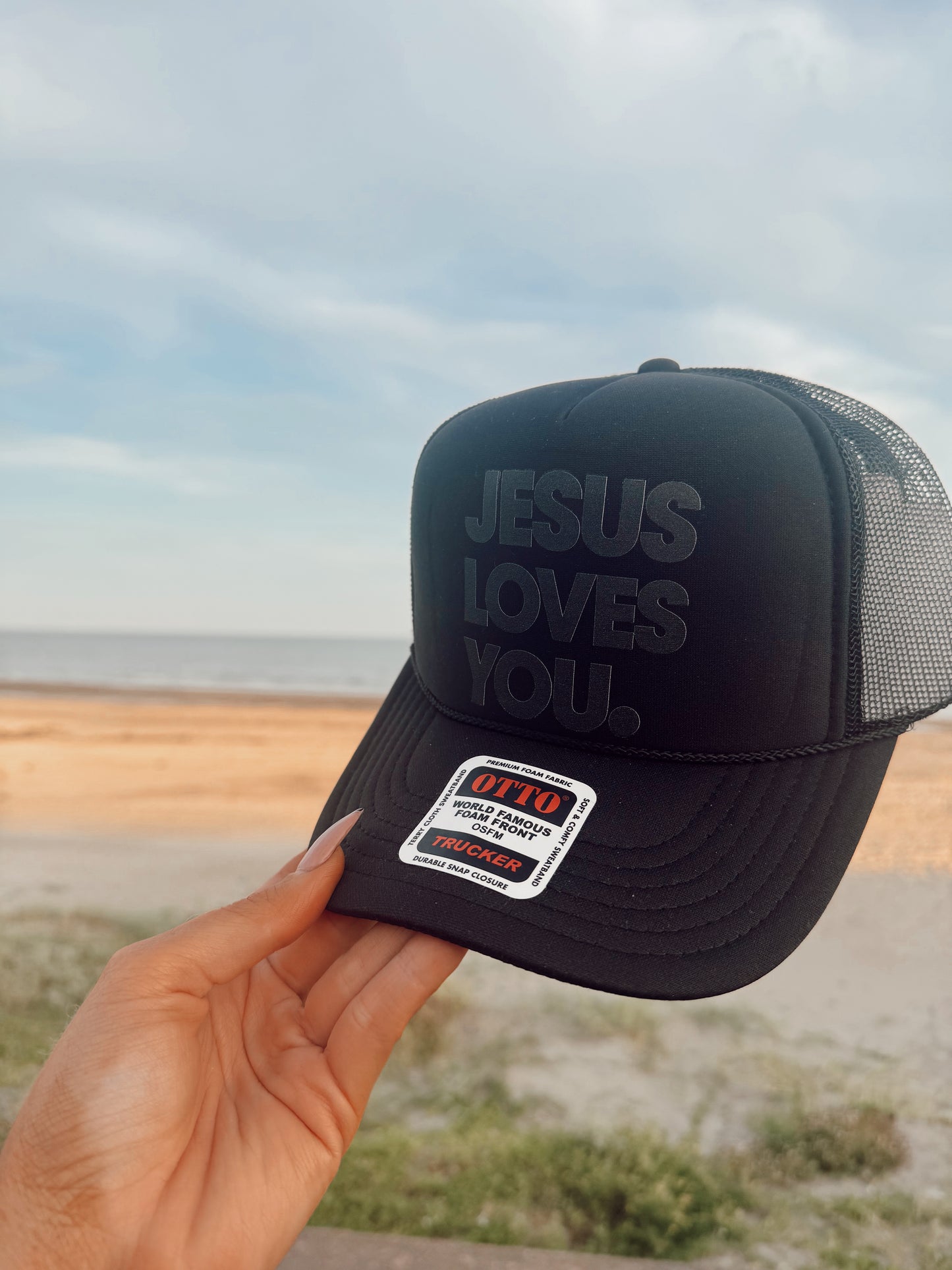 Jesus loves you black hat