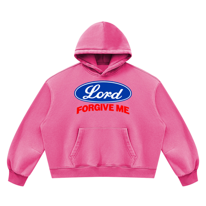 Unisex Vintage Wash Boxy Fleece Hoodie