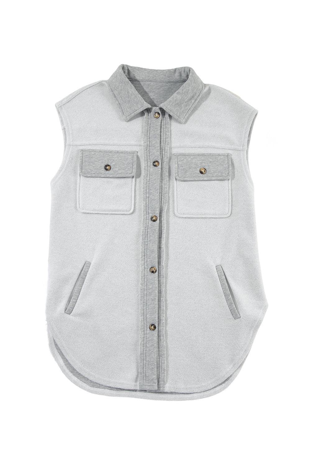 Silver Creek Button-Front Patchwork Vest