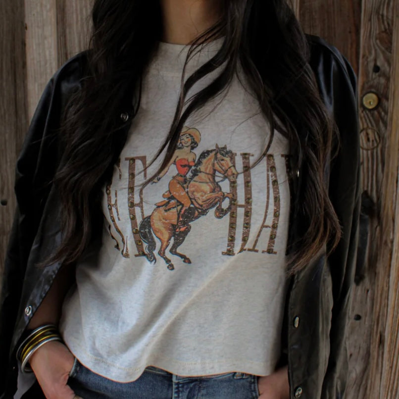 YEEHAW COWGIRL TEE