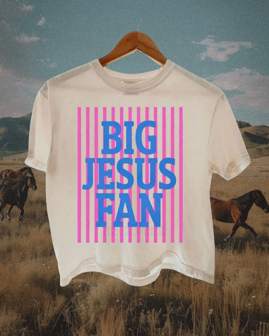 Big Jesus Fan tee pre order
