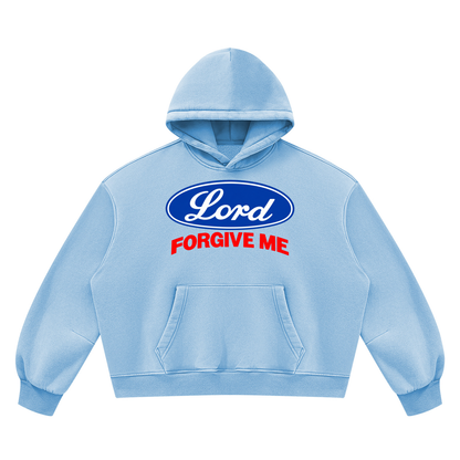 Unisex Vintage Wash Boxy Fleece Hoodie