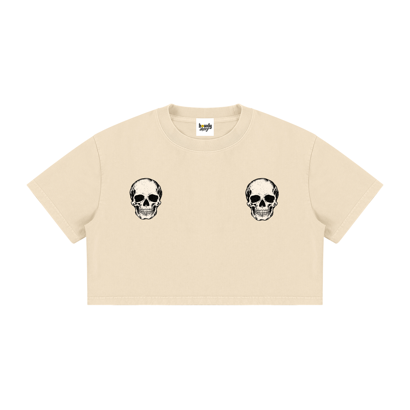 Do it for the plot skull Crop Tee