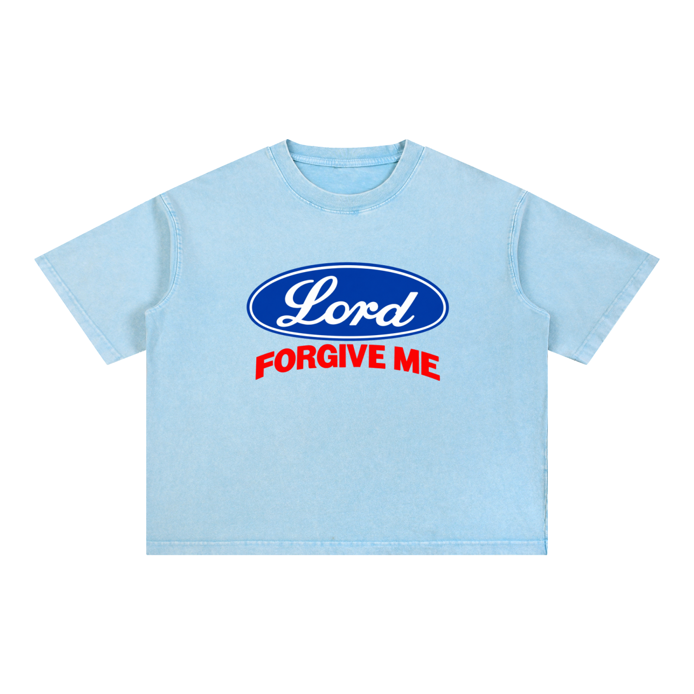 Mineral Wash Boxy Cotton T-Shirt