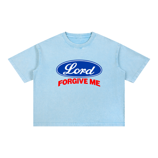 Lord Forgive Me Boxy Cotton T-Shirt