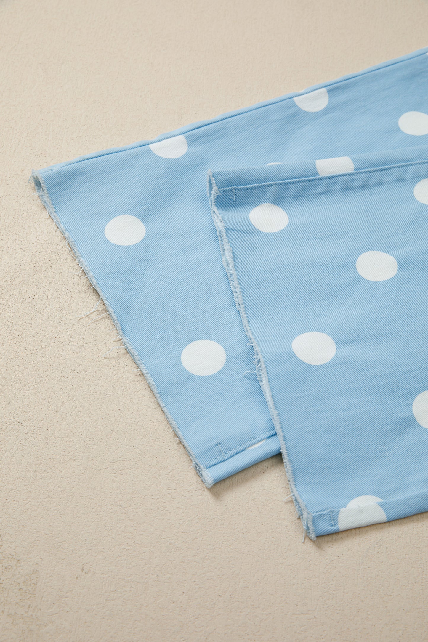 Blue or tan Polka dot bottoms