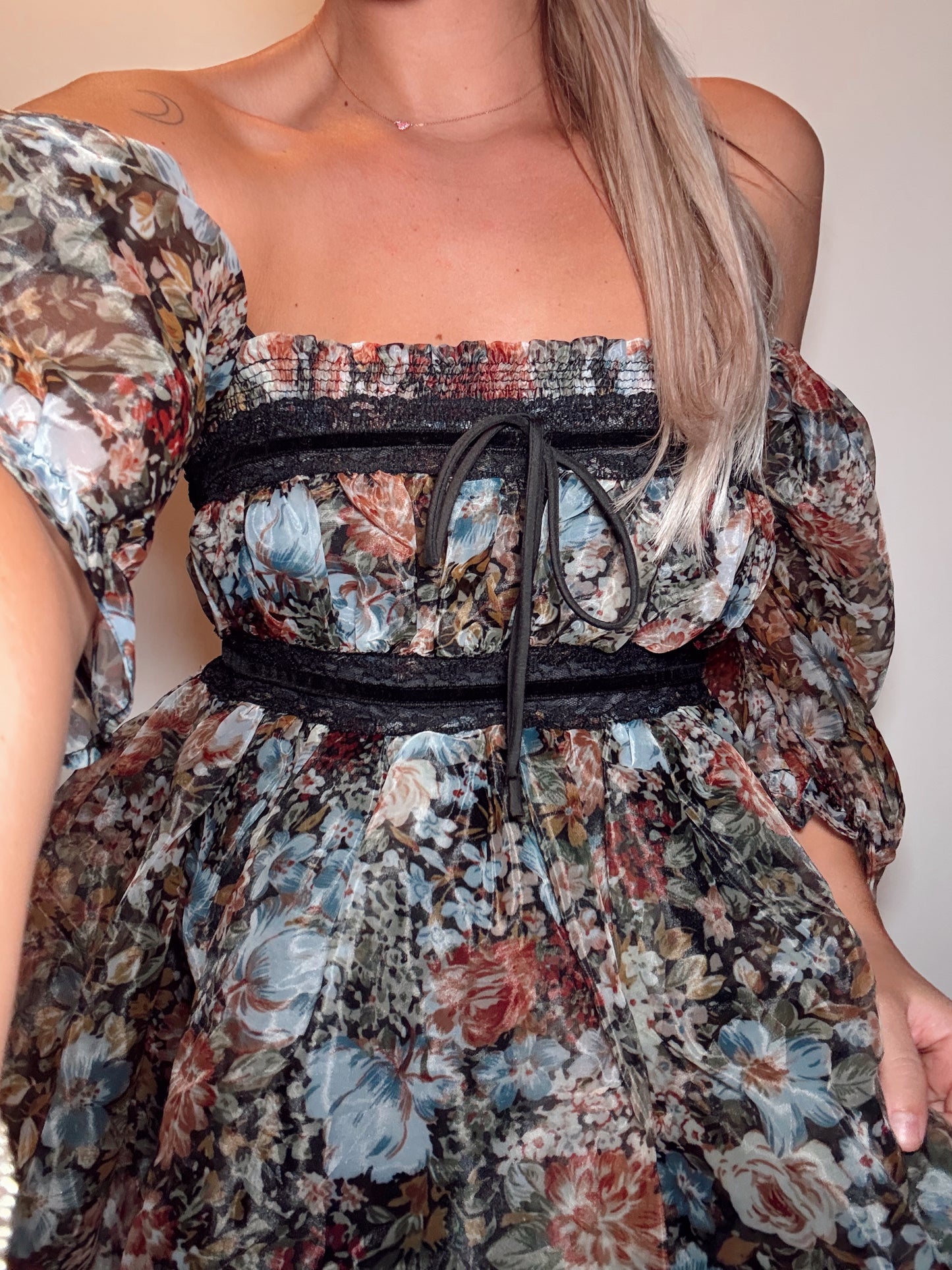 Wild Daisy Babydoll Dress/ready to ship