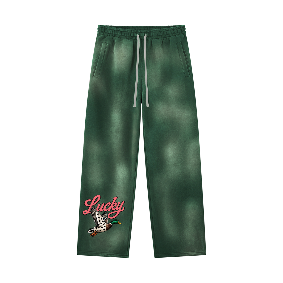 Unisex Sunfade Wide Leg Fleece Sweatpants